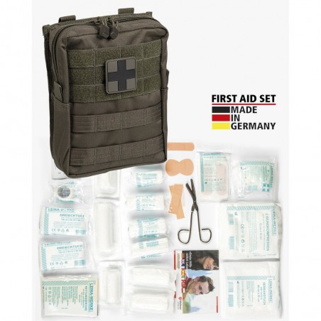 Trousse de Secours Militaire Grand Modèle Mil-tec Vert