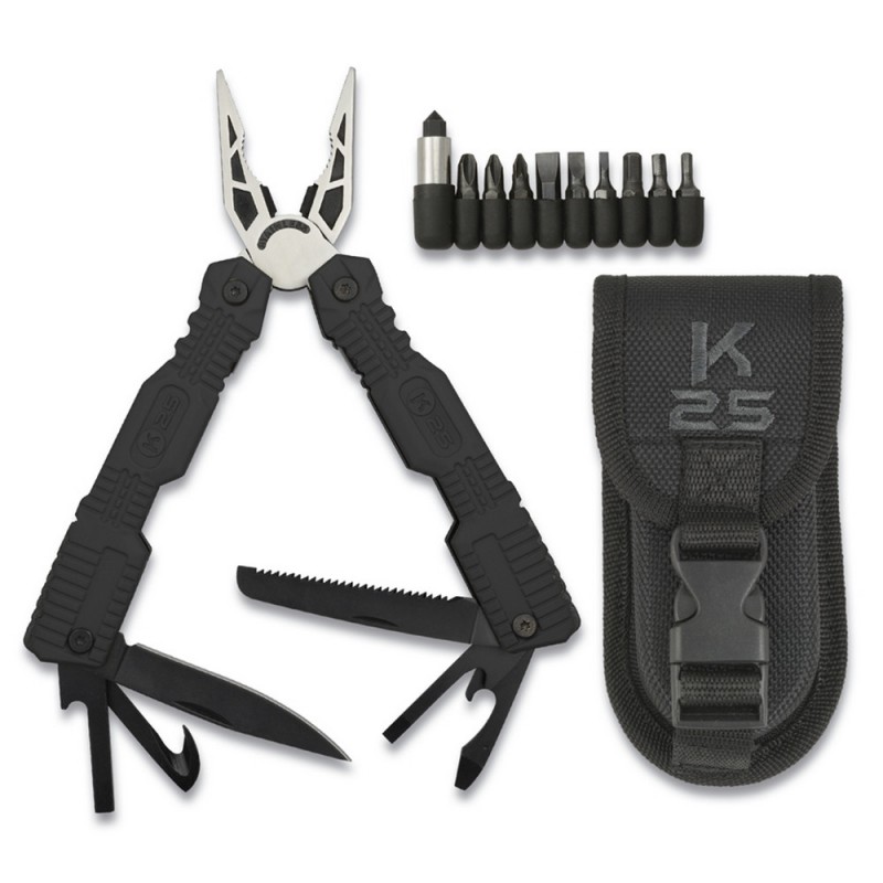Pince Multifonctions Brise-Vitre K25 noir Pince Multifonctions Brise-Vitre K25 noir