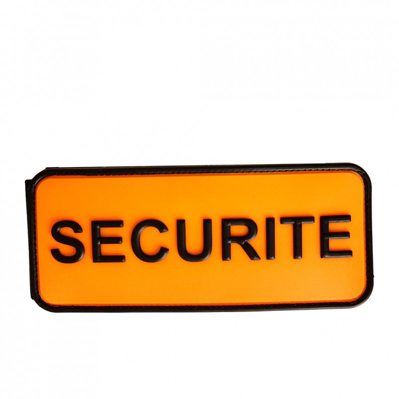 Brassard Noir Securite OR Velcro