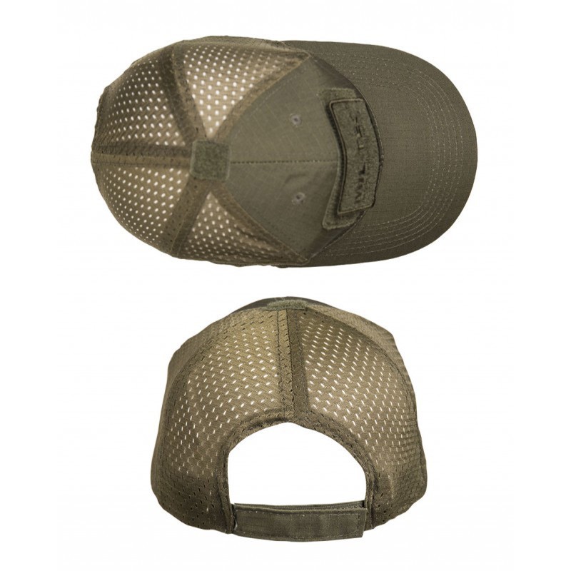 Casquette Tactique Mil-Tec BaseBall Vert Od 01 Casquette Tactique Mil-Tec BaseBall Vert Od 01