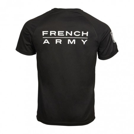 T-shirt French Army Respirant Arès Noir 01