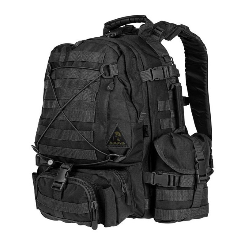 Sac à Dos Cougar 45L de Combat ARES Noir 01 Sac à Dos Cougar 45L de Combat ARES Noir 01