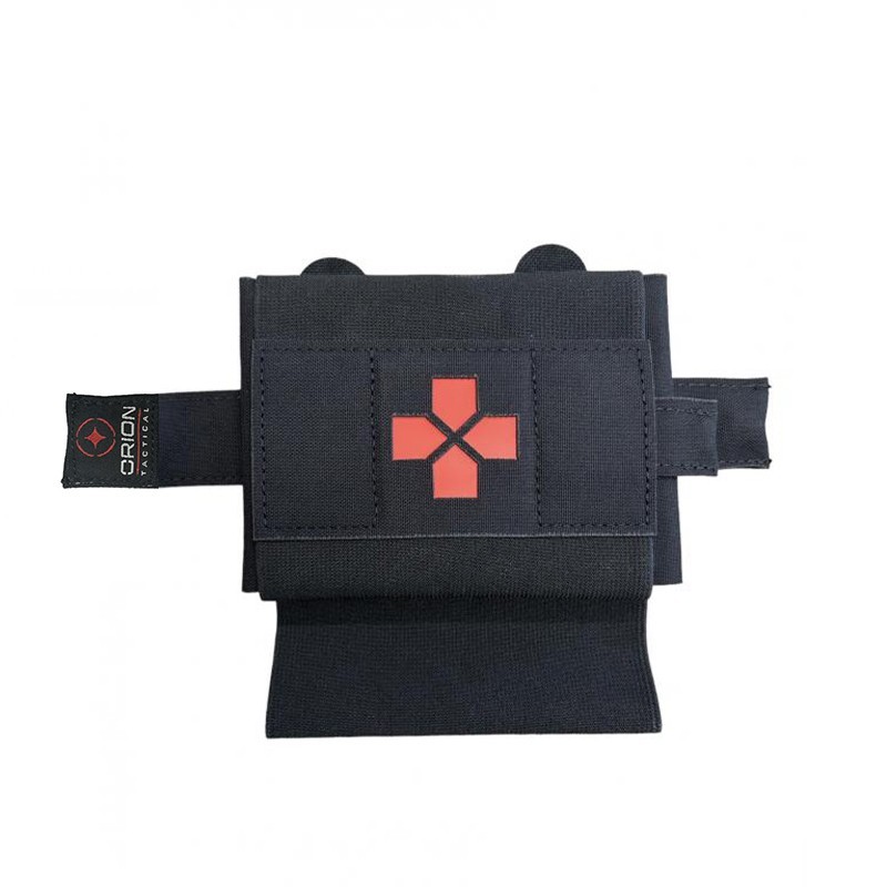 Micro IFAK Orion Tactical Individuel à Déploiement Rapide Noir Pro Army