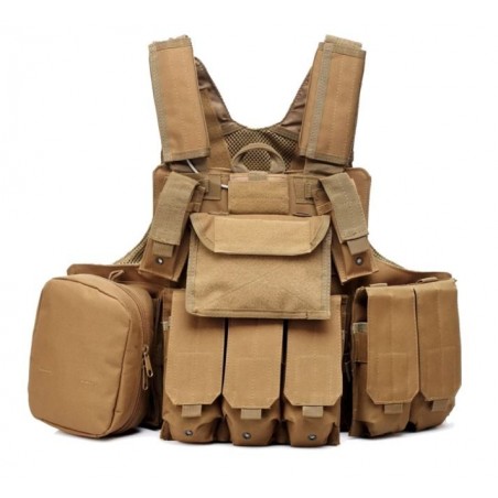 Gilet Tactique Orion Tactical Type C.I.R.A.S Tan 01