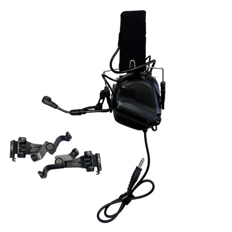 Casque Tactique Earmor M32 X MOD3 Noir 01 Casque Tactique Earmor M32 X MOD3 Noir 01