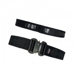 Ceinture Militaire Orion Tactical D-Ring Laser Cut Cobra Noir 01