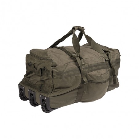 Sac de Transport Mil-tec Commando 120L Roulettes vert