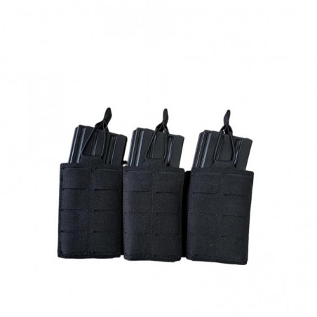 Porte-chargeurs Militaire Triple 5.56 Phoenix Noir 01