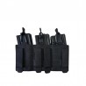 Porte-chargeurs Militaire Triple 5.56 Phoenix Noir 02