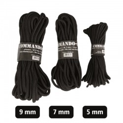 Corde Mil-tec Commando noir
