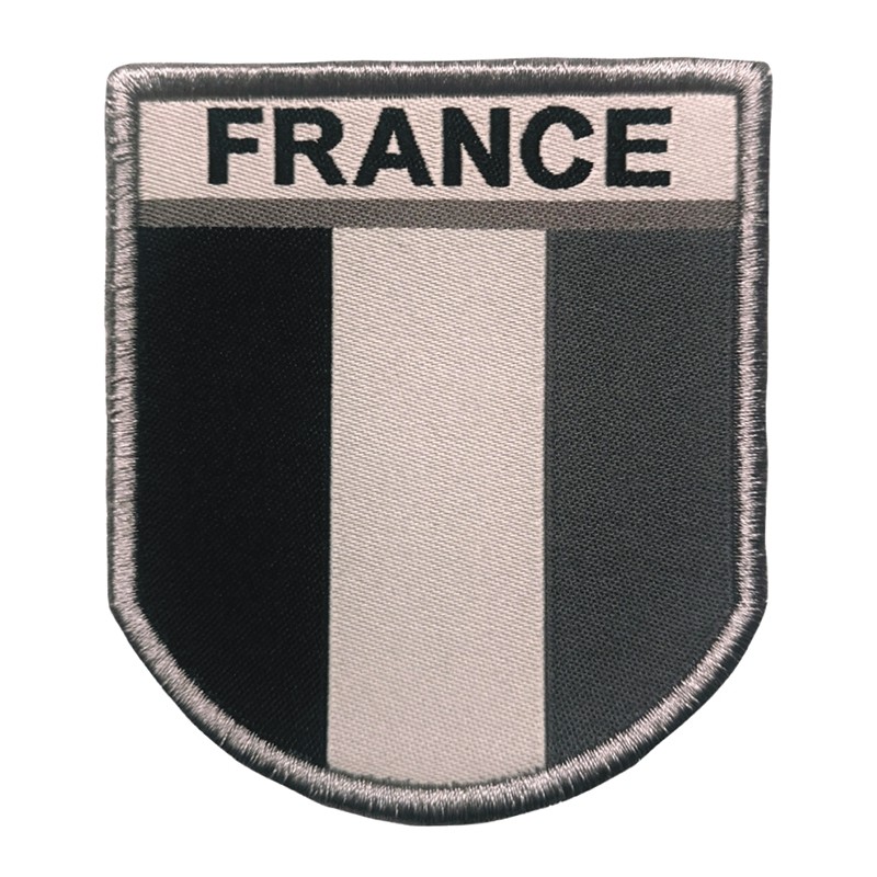 Écusson Militaire A10 Equipment France Grisé Écusson Militaire A10 Equipment France Grisé