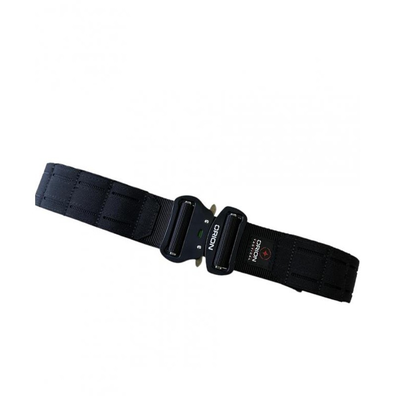 Ceinture Militaire Orion Tactical D-Ring Laser Cut Cobra L/XL Noir