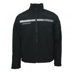 Softshell Sécurité Privée Bandes HV Tape GK Pro 01