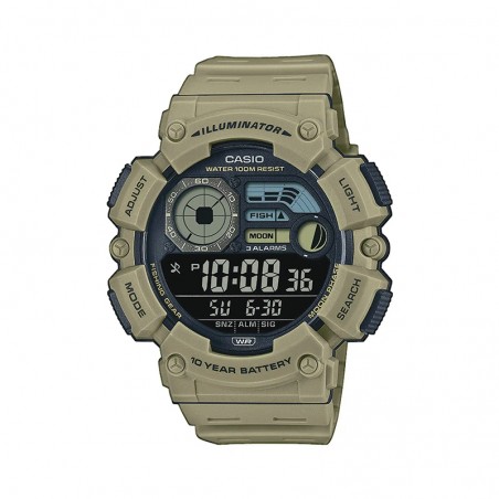 Montre Militaire Casio WS-1500H-5BV Tan 01