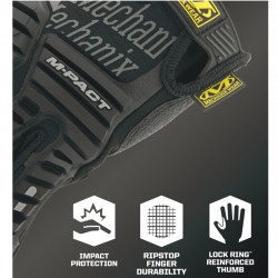Gants Mechanix Wear M-Pact Noir New Design 04