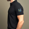 Polo Gendarmerie Cooldry Anti-Humidité Opex Noir 04