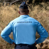 Polo Manches Longues Gendarmerie Cooldry Anti-Humidité Opex Bleu 02 Polo Manches Longues Gendarmerie Cooldry Anti-Humidité Opex Bleu 02