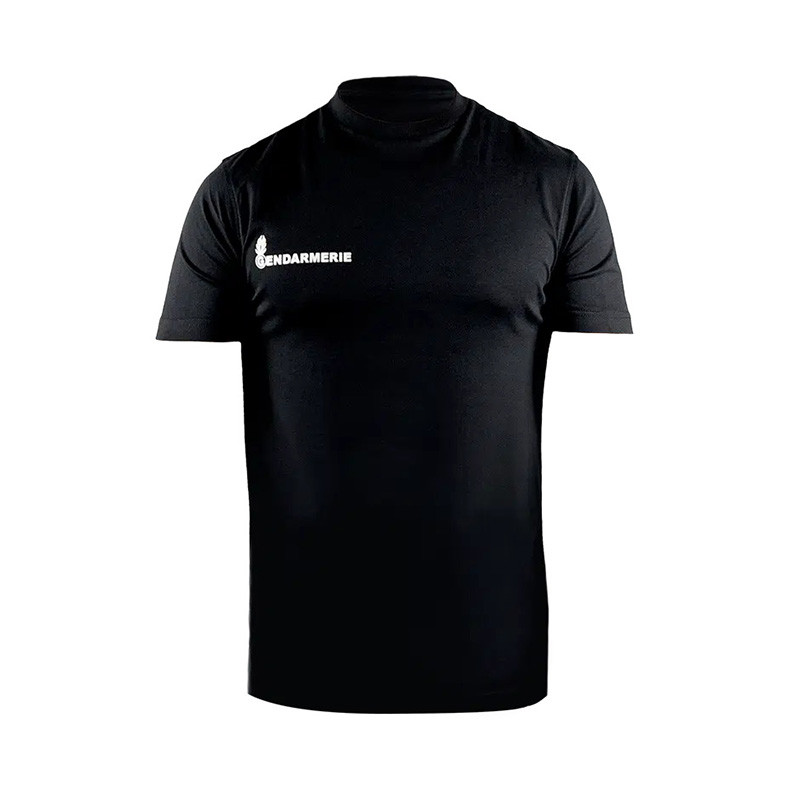 T-shirt Gendarmerie Départementale Gk Pro Cotton Noir 01