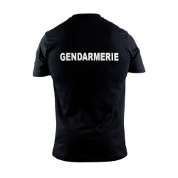 T-shirt Gendarmerie Départementale Gk Pro Cotton Noir 02