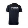 T-shirt Police Nationale Gk Pro Cotton Noir 02