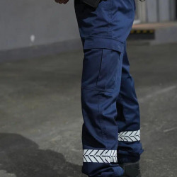 Pantalon Sécurité Privée HV Gk Pro Safetek Bleu Marine 03