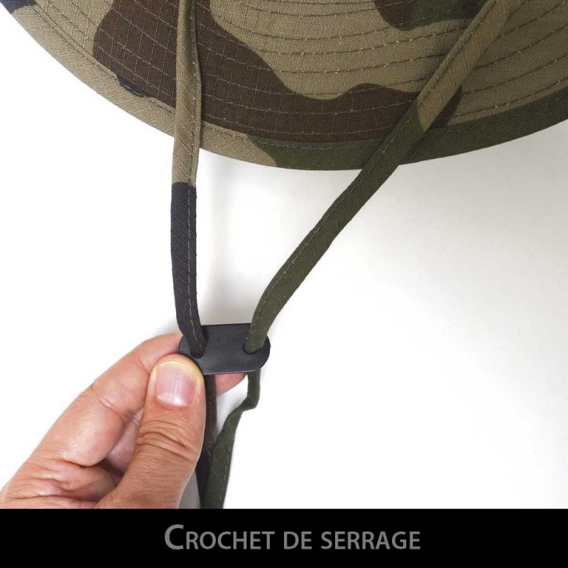 Chapeau de brousse militaire néerlandais DPM camouflage Panama chapeau à rabat de cou NEUF