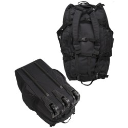 Sac de Transport Mil-tec Commando 120L Roulettes noir 02