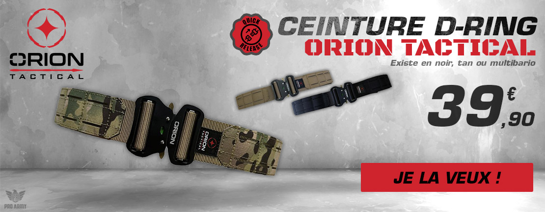 Ceinture Militaire Orion Tactical Attache Cobra Vert Od - Pro Army